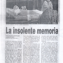 La insolente memoria