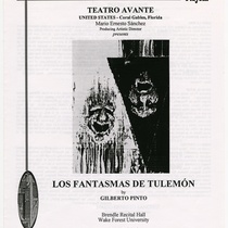 Program for the production, "Los Fantasmas de Tulemón"