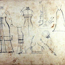 Costume designs for the theatrical production, Requiem por Yarini