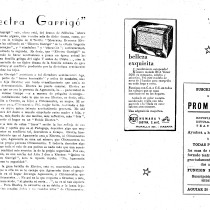 Program for the production, "Electra Garrigó" (Havana, 1948)