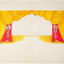 Set design for the production, "Latin Fire"