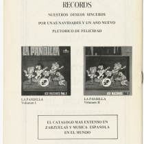 Program for the production, "El dúo de la africana" (The African duo)