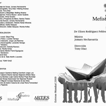 Program for the theatrical production, Huevos