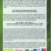 Program for the production, "Estado vegetal"