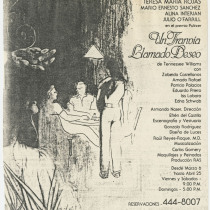 Playbill for the production, "Un tranvía llamado deseo"