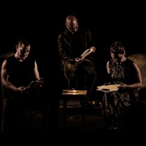 Photograph of the Reading, "Ifigenia Inmóvil"