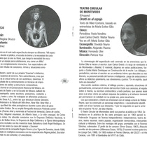 Program for Mayo Teatral 2006