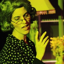 Photographs of the theatrical production, Viejas, vírgenes y putas (Miami, 2015)