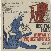 Program for the production, "Los triunfadores: recital para mayas y conquistadores (Teatro Musical de La Habana)