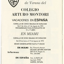 Program for the production, "La viuda alegre" (The merry widow)