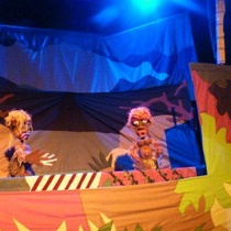 Photograph of the theatrical production, Romance en Charco Seco