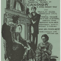 Program for the theatrical production, Candida