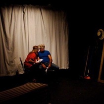 Photographs of the staged reading, El príncipe y el mar