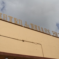 Teatro de Bellas Artes - sign only