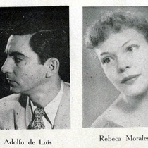 Photographs of Adolfo de Luis and Rebeca Morales