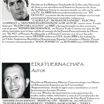 Program for the theatrical production, Cría cuervos