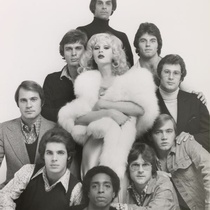 Candy Darling (Whore) and Men in the production, "The White Whore and the Bit Player"