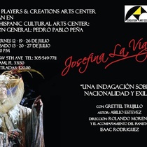 Poster for the production "Josefina la viajera" in Miami 