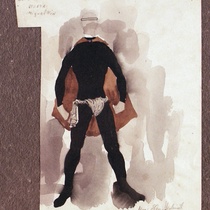 Costume Design Drawings (21-40) for the production, "Oh, la gente"