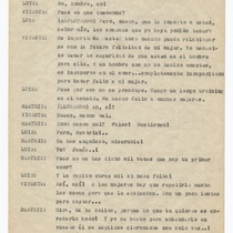 Typescript for the play, "Ella, él…y el otro"