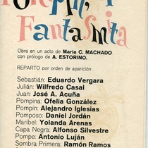 Program for the production, "Díptico: La cucarachita Martina / Pompín, el fantasmita"