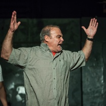 Photographs of the theatrical production, Huevos