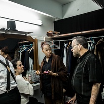 Photographs of the production, "La noche de las tríbadas".