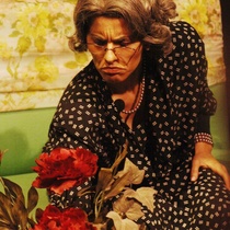 Photographs of the theatrical production, Viejas, vírgenes y putas (Miami, 2015)