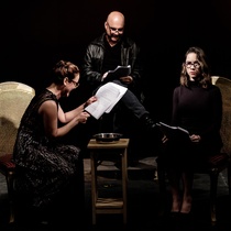 Photograph of the Reading, "Ifigenia Inmóvil"