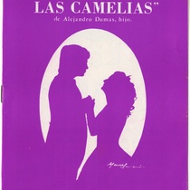 Program for the production, "La dama de las camelias"