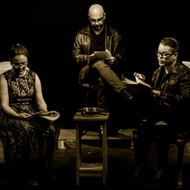 Photograph of the Reading, "Ifigenia Inmóvil"