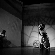 Photographs of the theatrical production, Alas (B&W)