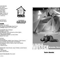 Program for the production, "La balada de Woyzeck"