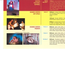 Program for the theater festival, Segundo Festival Internacional de Teatro Casandra