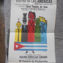 Poster for the production "Teatro popular cubano"  