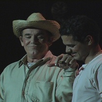 Photographs of the theatrical production, Morir del cuento