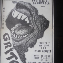 Poster for the production "Grito"