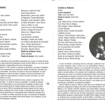 Program for Mayo Teatral 2006