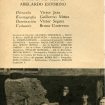 Program for the production, "La casa vieja"