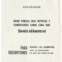 Program for the production, "Anillos para una dama"