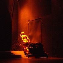 Photograph of the production, "Rapsodia para el mulo"