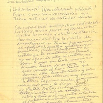 Letter from Francisco Morín to Chantal Dumaine and José Triana, 2008 