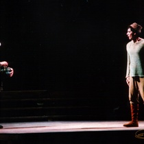 Photograph of Déxter Cápiro in the theatrical production, Fuente Ovejuna