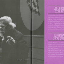 Flyers for Josefina Báez's participation in festivals