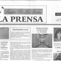 Program for the production, "Los siervos"