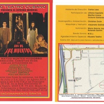 Advertising Postcards de "La sal de los muertos", Akuara Teatro