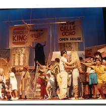 Photographs of the theatrical production, Electra Garrigó (Miami, 1987)