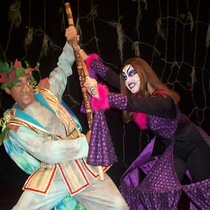 Photographs of the theatrical production, Alas de primavera (color)