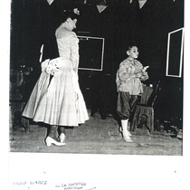 Photograph of María Suárez in the producion "La zapatera prodigiosa" (Havana, 1954)