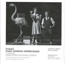 Program for the festival, 35th International Hispanic Theatre Festival of Miami